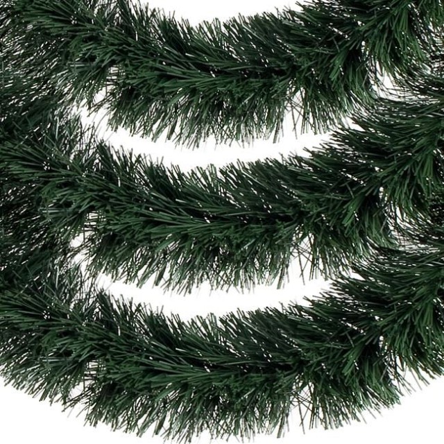 Beteala de Craciun Verde Tinsel 3m x 10.5cm