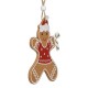 Ornament Brad de Craciun Figurina din Lemn Gingerbread 9.2x12.5cm