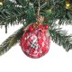 Ornament Brad de Craciun Glob Rosu Carouri Conuri Berries 8cm