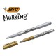 Set Markere Auriu Argintiu BIC Permanent - 2buc