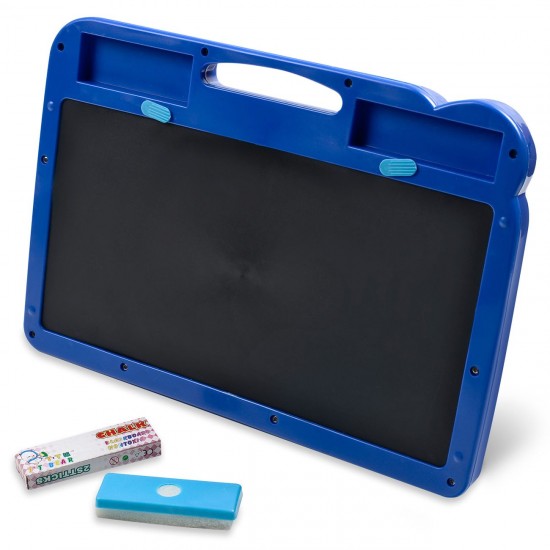 Tabla Magnetica Dubla pentru Desen Bleu Ursulet - 21x30cm