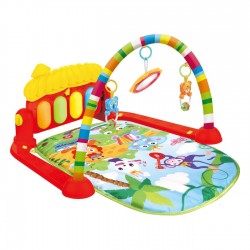 Saltea de Joaca pentru Bebelusi cu Pian Rosie