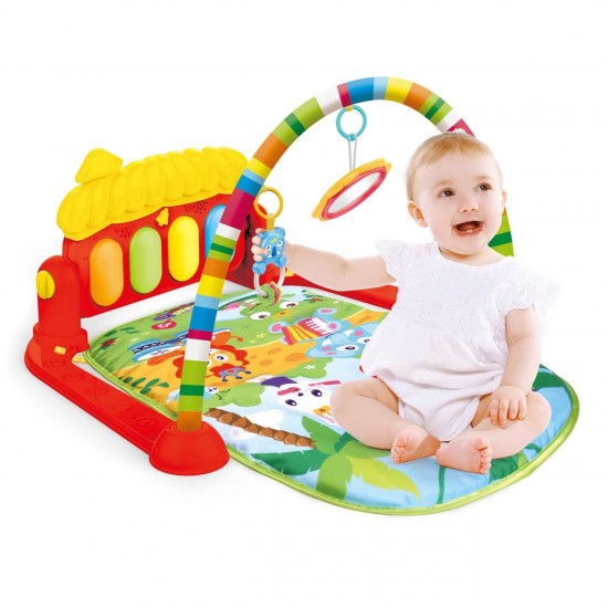 Saltea de Joaca pentru Bebelusi cu Pian Rosie