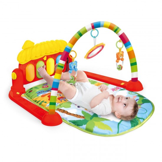 Saltea de Joaca pentru Bebelusi cu Pian Rosie