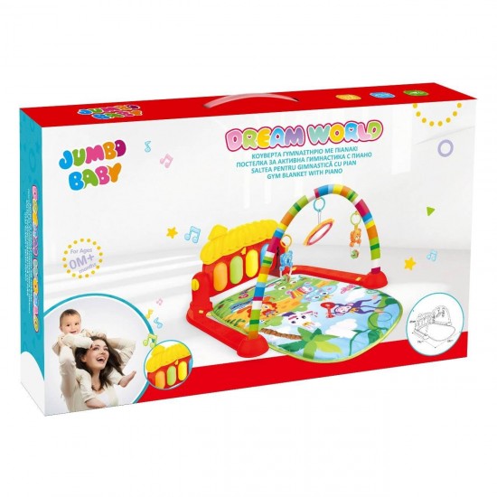 Saltea de Joaca pentru Bebelusi cu Pian Rosie