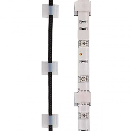 Clips Autocolant pentru Banda LED - 10 buc