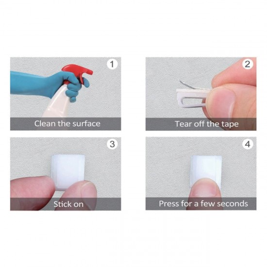 Clips Autocolant pentru Banda LED - 10 buc