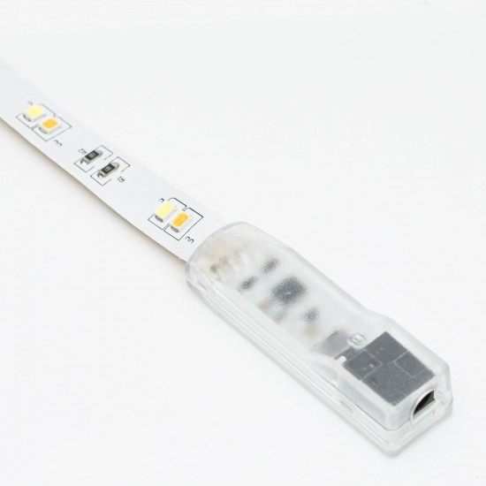 Banda Strip Light Autocolanta cu Lumina Alba si Telecomanda 12V - 5m