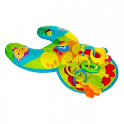 Perna Multicolora de Activitate cu Jucarii Suspendate