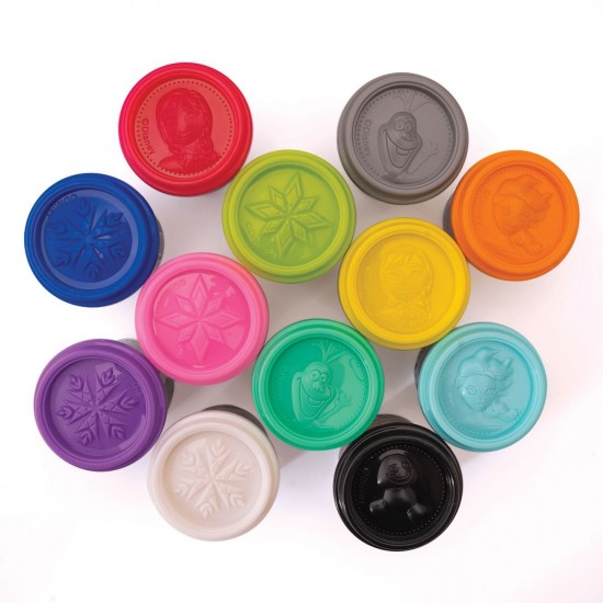 Plastilina Disney Frozen Recipient cu Capac (12 Modele) - AS