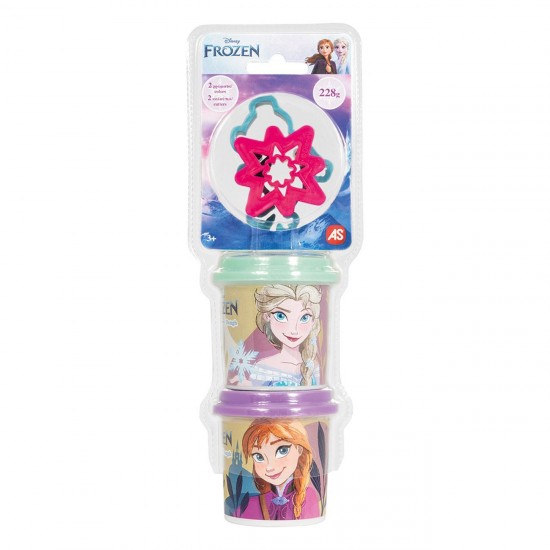 DOH Plastilina Frozen Punga cu 2 Recipiente & Capace Forma 228g - AS