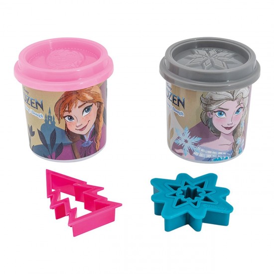 DOH Plastilina Frozen Punga cu 2 Recipiente & Capace Forma 228g - AS