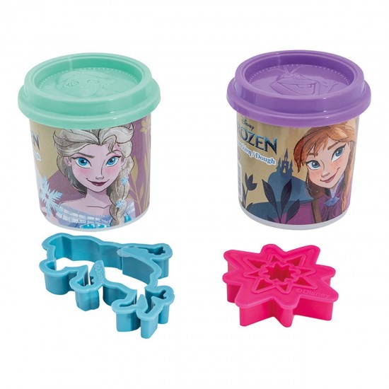 DOH Plastilina Frozen Punga cu 2 Recipiente & Capace Forma 228g - AS