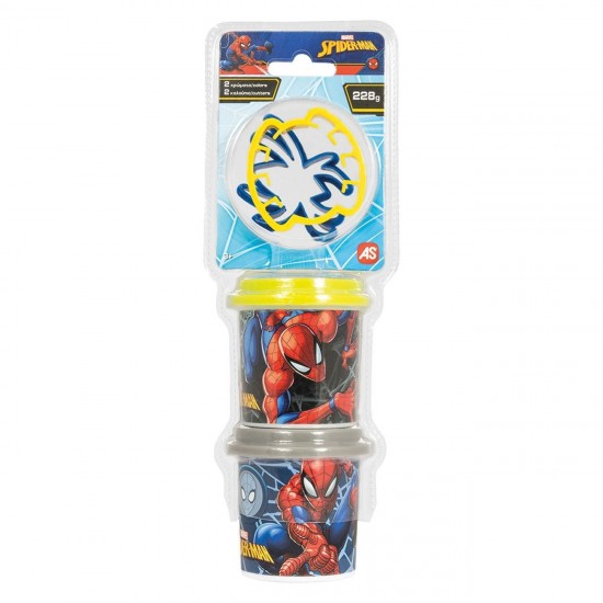DOH Plastilina Marvel Spiderman Punga cu 2 Recipiente & Capace Forma 228g - AS