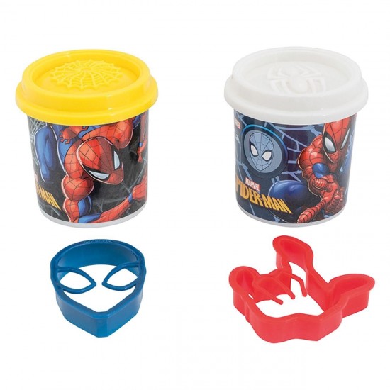 DOH Plastilina Marvel Spiderman Punga cu 2 Recipiente & Capace Forma 228g - AS