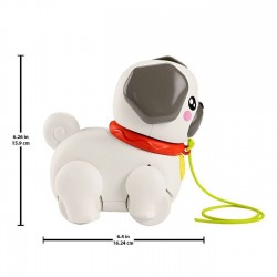 Caine de Plimbat Pug Pet Pals - Fisher Price