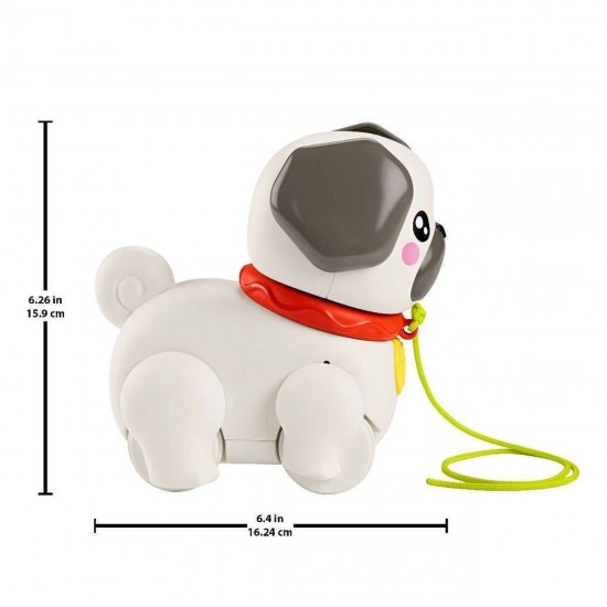 Caine de Plimbat Pug Pet Pals - Fisher Price