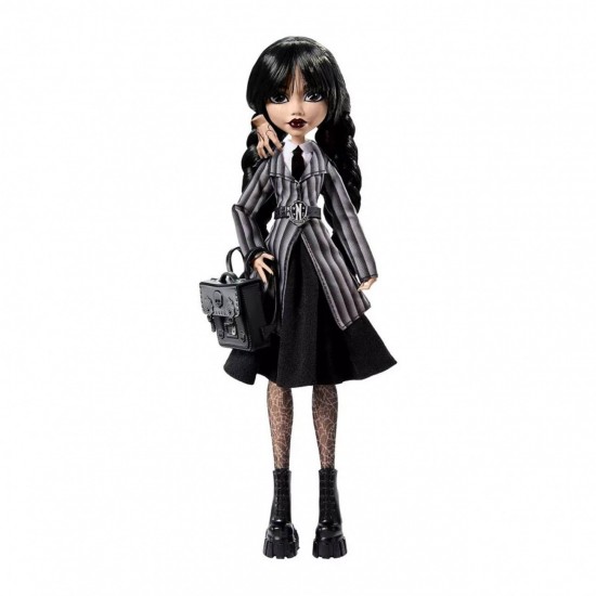 Papusa Monster High Wednesday de Colectie School Outfit - Mattel