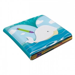 Carte pentru Baie cu Efect de Baie & Sunet Animale Marine 15x13cm