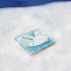 Carte pentru Baie cu Efect de Baie & Sunet Animale Marine 15x13cm