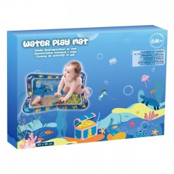 Covoras Centru de Activitate pentru Bebelusi cu Apa & 5 Animale Marine Plutitoare 65x48cm