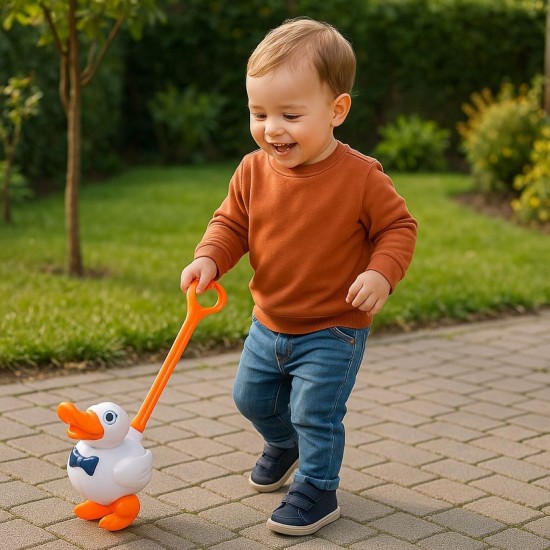 Rata de Impins Alba cu Sunet 58cm