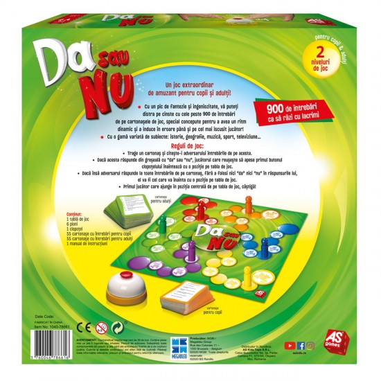 Da sau Nu - Joc de Societate