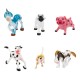 Figurine Animale din Jungla Cartoon - 6buc