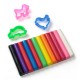 Set Plastilina 12 Culori Diferite & Forme - 15 piese