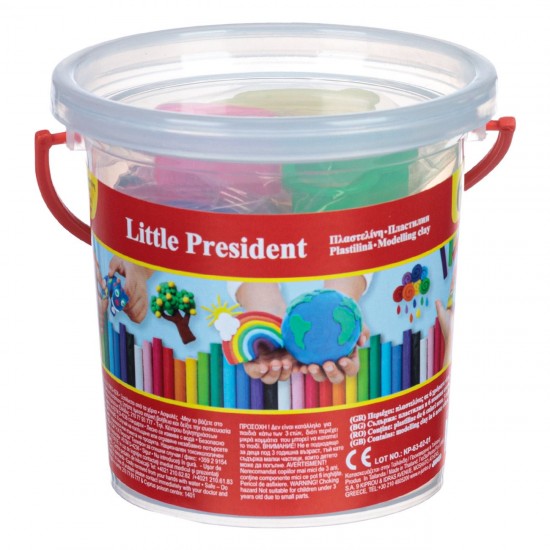 Galeata cu Plastilina 6 Culori Diferite & Forme - 9 piese