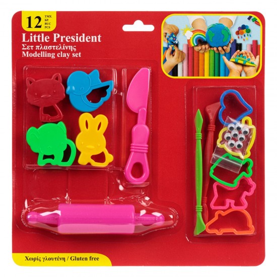 Set Forme Plastilina Unelte & Accesorii - 14 piese