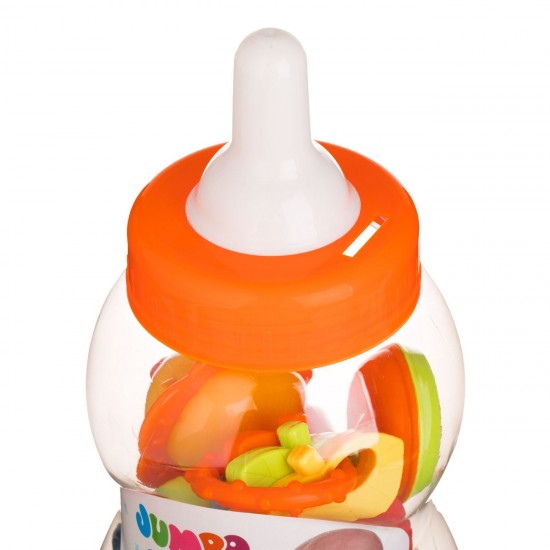 Biberon cu Jucarii Zornaitoare & de Dentitie - 7buc