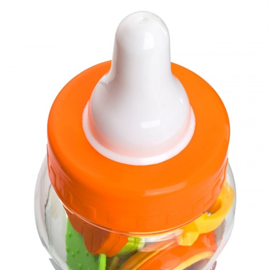 Biberon cu Jucarii Zornaitoare si de Dentitie - 4buc