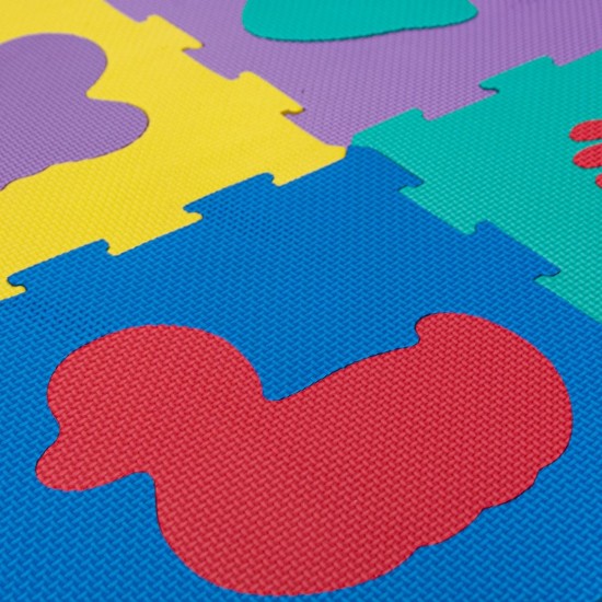 Covor Puzzle Animale pentru Copii 31.5x31.5cm (9 Piese)