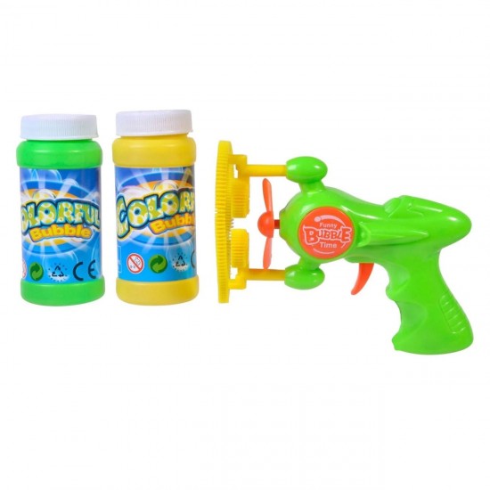 Pistol Baloane de Sapun Colorat & Rezerva