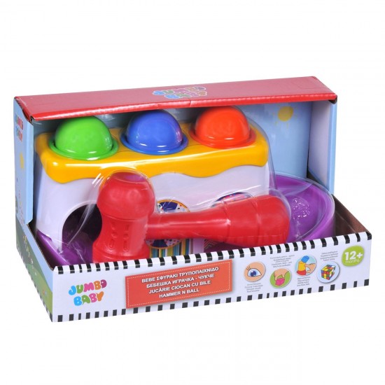 Jucarie Sortator cu Ciocan pentru Bebelusi