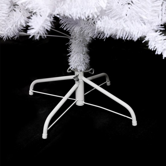 Brad de Craciun Artificial Alb cu 400 de ramuri - 1.50m