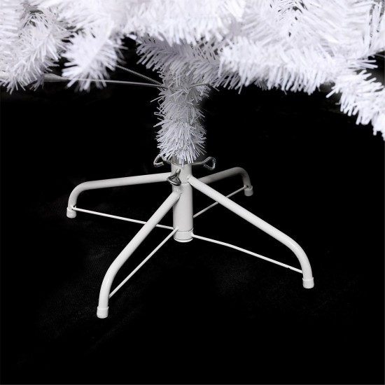 Brad de Craciun Artificial Alb cu 540 de ramuri - 1.80m