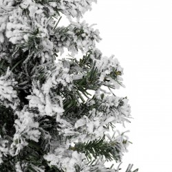 Brad Decorativ de Craciun pentru Masa cu 70 de Ramuri si Baza din Lemn - 60cm