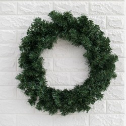 Coronita Decorativa de Craciun Verde cu 120 de Ramuri - Ø60cm