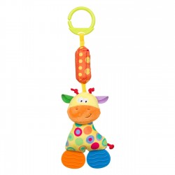 Jucarie Girafa Suspendabila cu Dentitie & Sunet 35cm