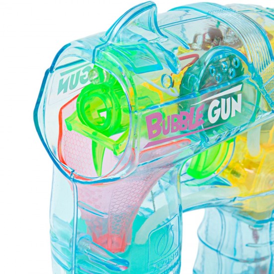 Pistol Baloane de Sapun Transparent cu Lumina & Sunet