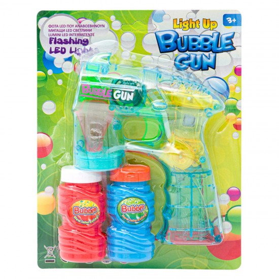 Pistol Baloane de Sapun Transparent cu Lumina & Sunet