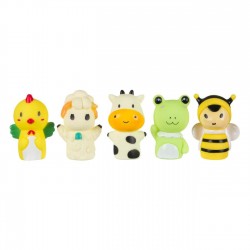 Jucarie Finger Puppet Animale Salbatice - 5 buc