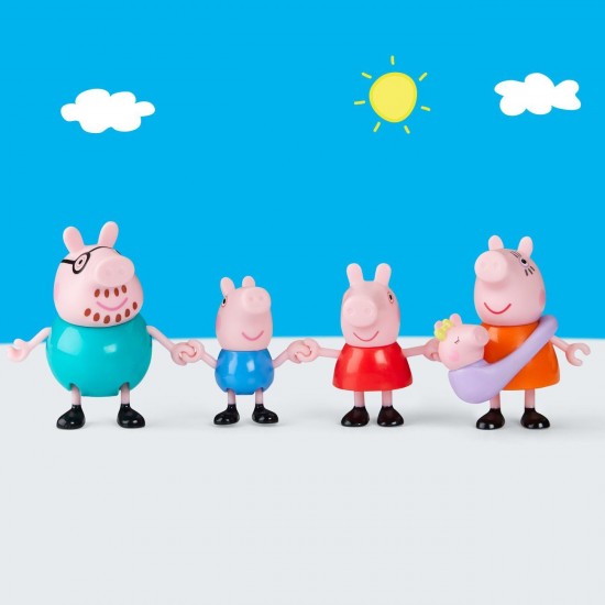 Figurine Peppa Pig Family of 5 - Hasbro