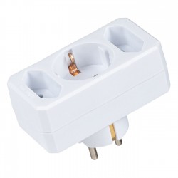 Triplu cu 3 Prize cu Siguranta pentru Copii 3680W