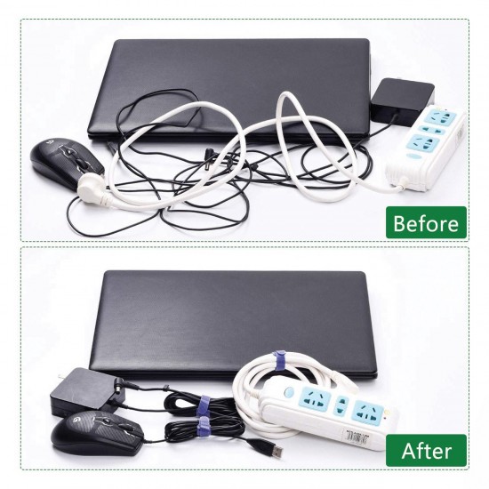 Coliere pentru Cabluri Colorate cu Scai 14.5x1.5cm - 10buc