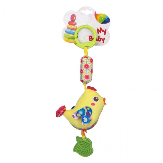 Jucarie Puisor Suspendabila cu Dentitie & Sunet 35cm