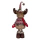 Figura Decorativa de Craciun Cerb cu Haina Zakar Picioare Extensibile 108-150cm