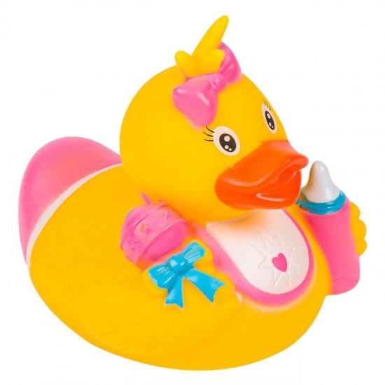 Ratusca Bebelusa din Plastic Roz 10x7x9cm